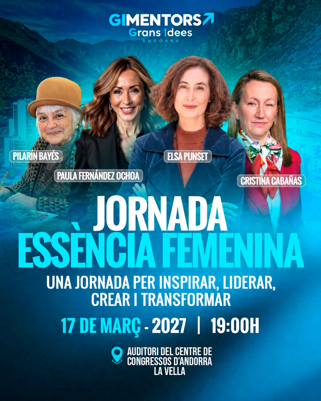 Cartel de Jornada Esencia Femenina