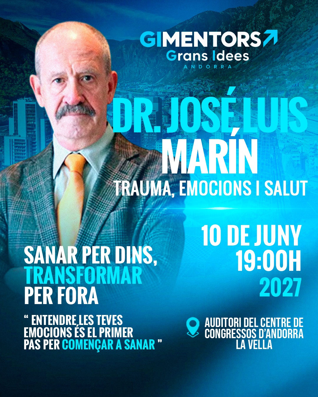 Cartel de Dr. José Luis Marín — Sanar por dentro, transformar por fuera